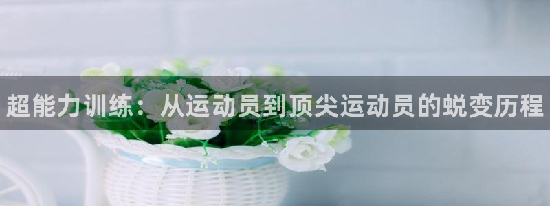 尊龙官网下载平台注册要钱吗：超能力训练：从运动员到顶尖运动员