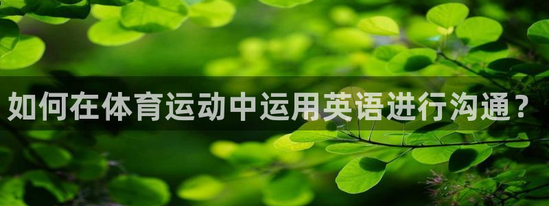 海南尊龙官网下载：如何在体育运动中运用英语进行沟通？