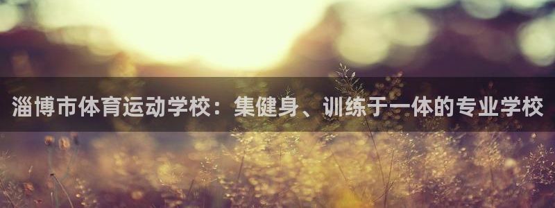 尊龙官网下载招商：淄博市体育运动学校：集健身、训练于一体的专